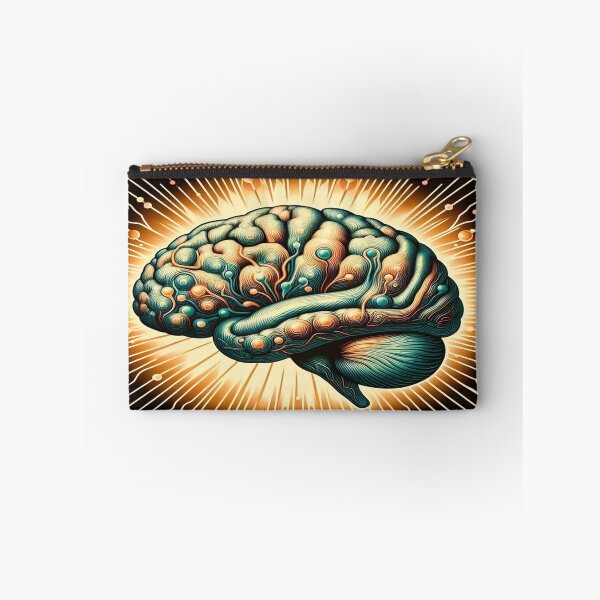 Item preview, Art Deco Brain: Geometric Elegance Meets Neuroscience designed and sold by Naomi Gutierrez Parrish.