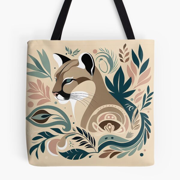 Item preview, Minimalist Inspired Boho Cougar designed and sold by MoodyMuseArt.