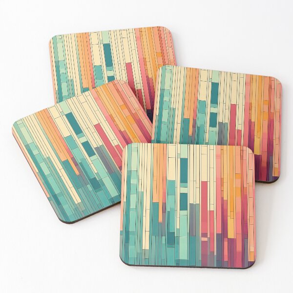 Item preview, Sunset Rectangles designed and sold by LivelaStudio.