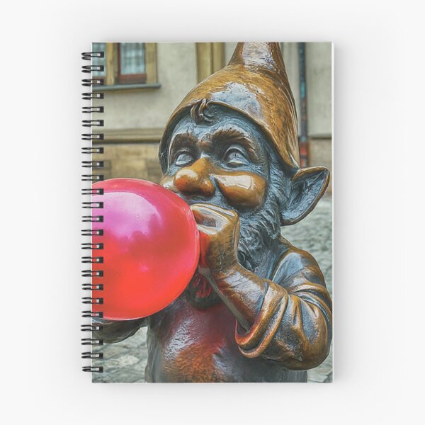 Item preview, Thinking of Wroclaw - Gnome Blowing Up a Balloon designed and sold by Purrfecta.
