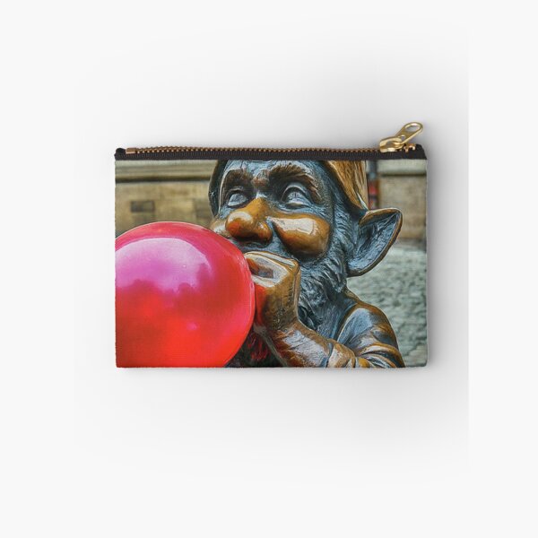 Item preview, Thinking of Wroclaw - Gnome Blowing Up a Balloon designed and sold by Purrfecta.