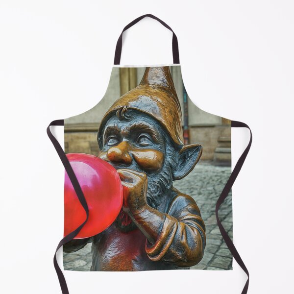Item preview, Thinking of Wroclaw - Gnome Blowing Up a Balloon designed and sold by Purrfecta.