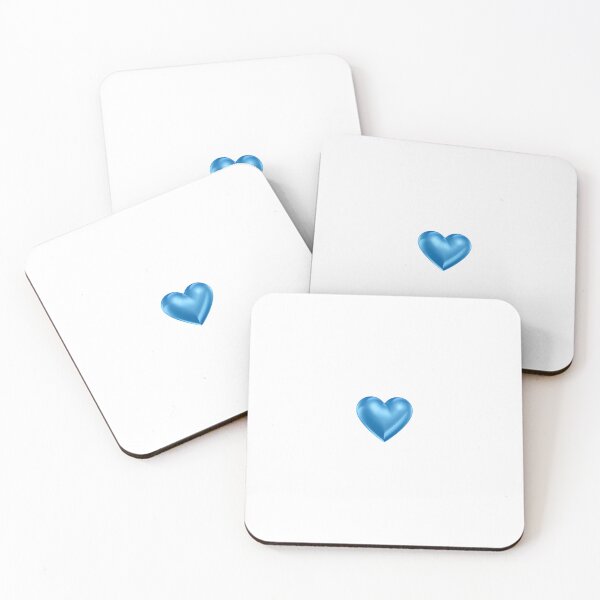 Item preview, Turquoise Blue Metallic Heart designed and sold by bubblesjpeg.
