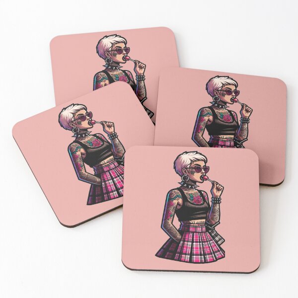 Item preview, Spiked Collar, Plaid Skirt, and Lollipop designed and sold by PinUpPizzazz.