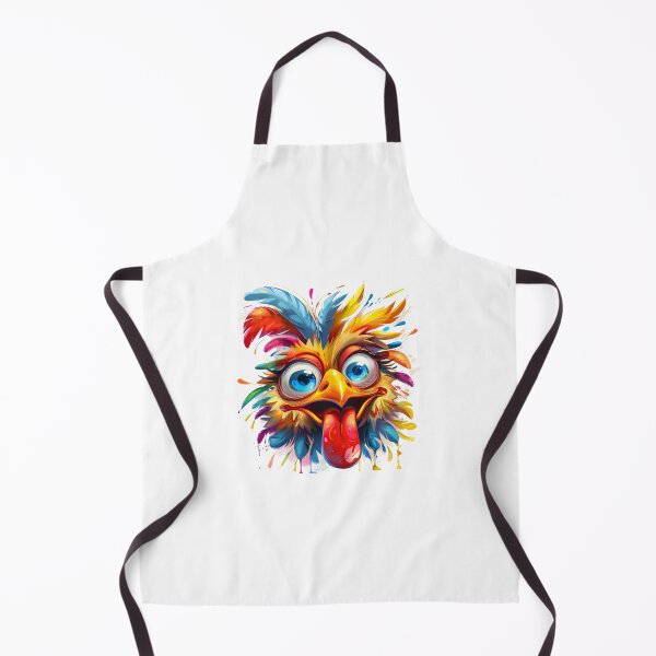Item preview, Happy Chicken with wide eyes designed and sold by myartisanco.