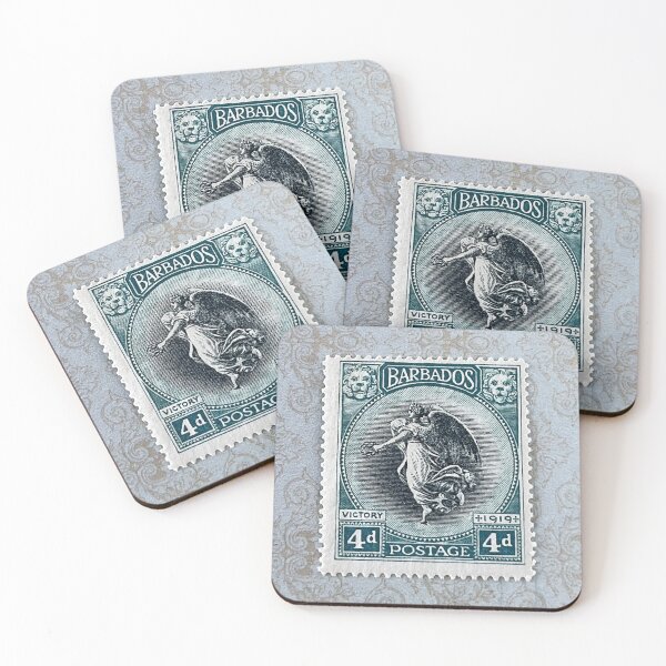 Item preview, Vintage 1920 Barbados Victory Stamp Art designed and sold by Angelstkw.