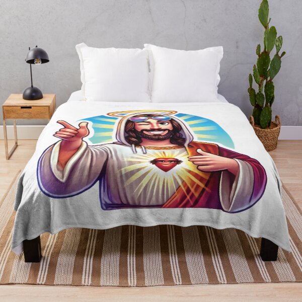 Item preview, Cool Jesus with Halo and Shades designed and sold by DecalBox.