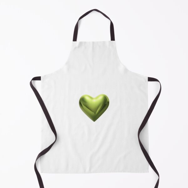 Item preview, Light Green Metallic Heart designed and sold by bubblesjpeg.