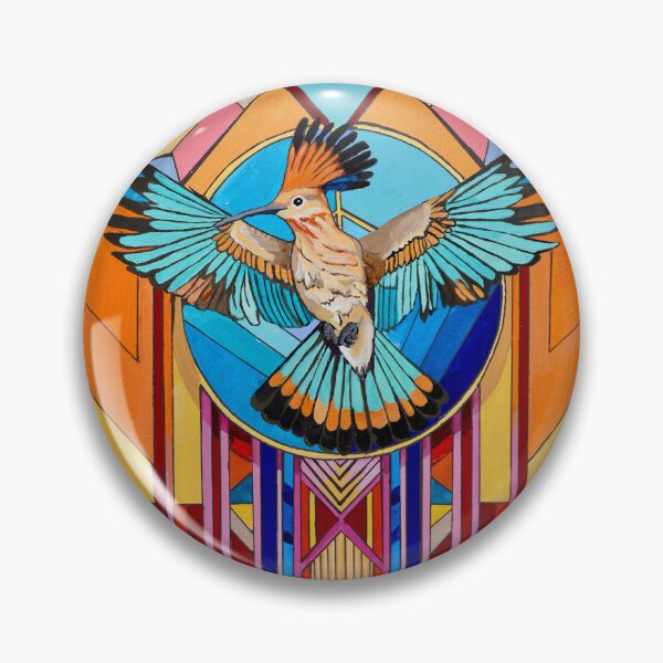 Item preview, Hoopoe Chant Painting  designed and sold by Darcydoesart.