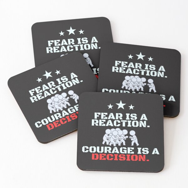 Item preview, Fear and Courage. designed and sold by creatorplus.