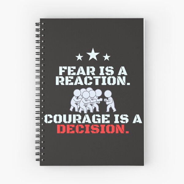 Item preview, Fear and Courage. designed and sold by creatorplus.