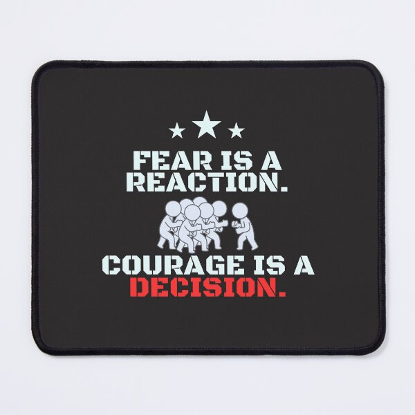 Item preview, Fear and Courage. designed and sold by creatorplus.