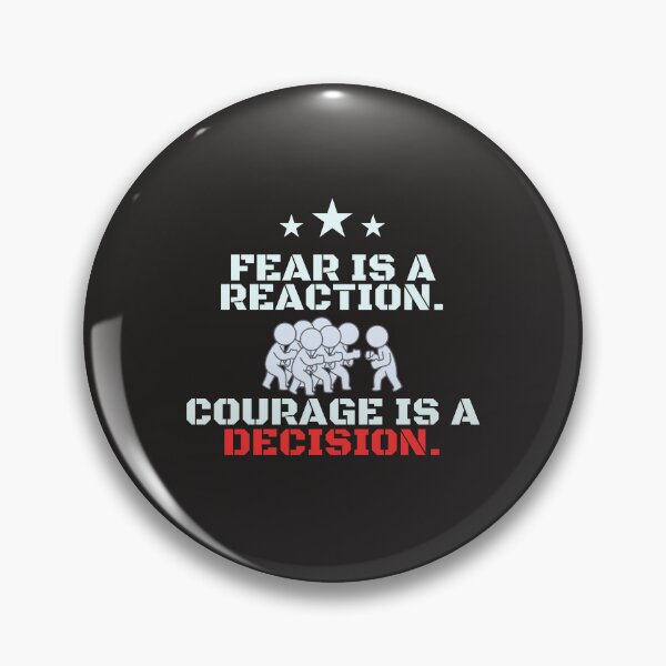 Item preview, Fear and Courage. designed and sold by creatorplus.