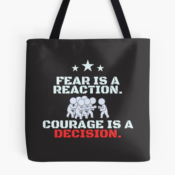 Item preview, Fear and Courage. designed and sold by creatorplus.