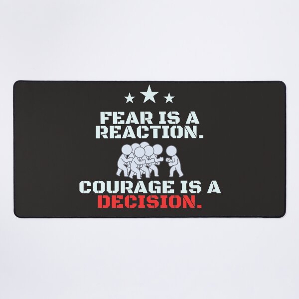 Item preview, Fear and Courage. designed and sold by creatorplus.