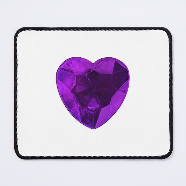 Item preview, Purple Metallic Gem Heart designed and sold by bubblesjpeg.