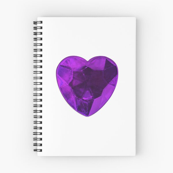 Item preview, Purple Metallic Gem Heart designed and sold by bubblesjpeg.