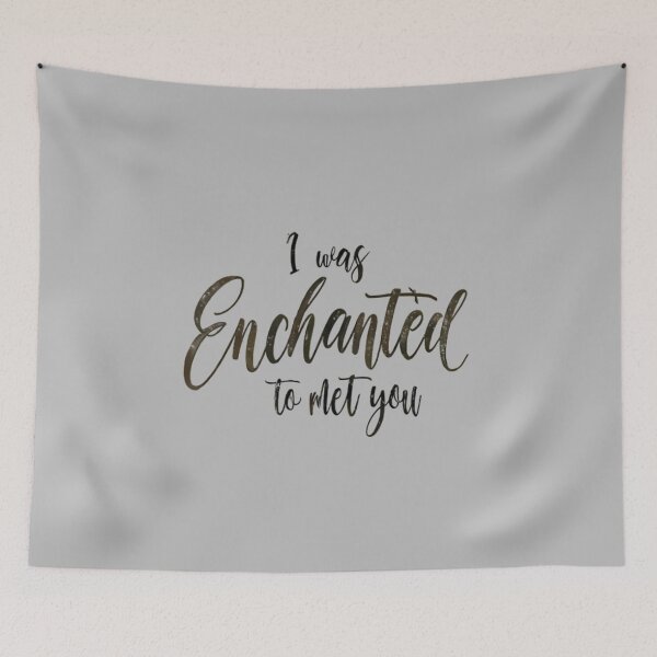 Item preview, Elegant "Enchanted" Calligraphy Art designed and sold by magicalshops.
