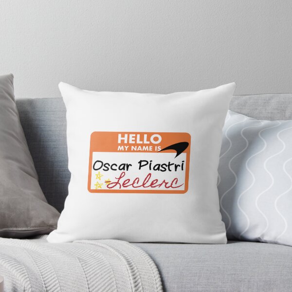 Item preview, Oscar Piastri Leclerc Name Tag designed and sold by FloralFastlane.