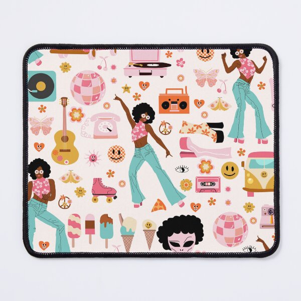 Item preview, disco 1970s african girl alien designed and sold by Gossip Rag.