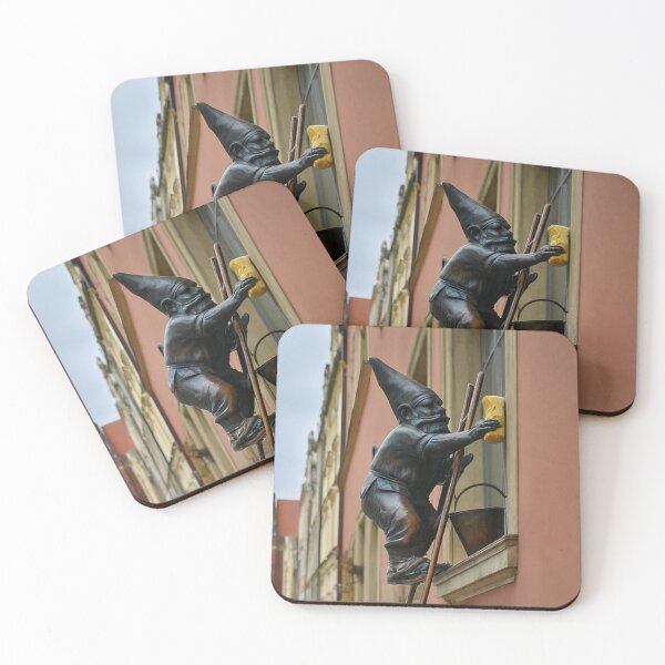 Item preview, Thinking of Wroclaw - Gnome Washing Window designed and sold by Purrfecta.