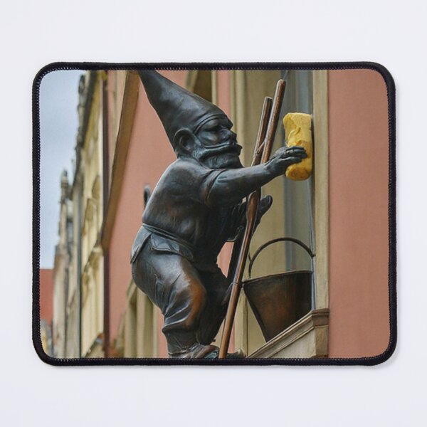 Item preview, Thinking of Wroclaw - Gnome Washing Window designed and sold by Purrfecta.
