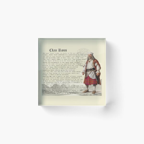 Item preview, Clan Ross Scottish Clan History  designed and sold by BagTown Clans.