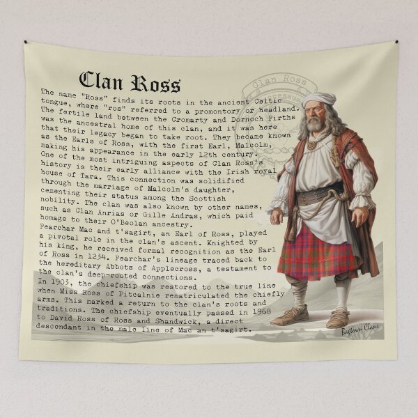 Item preview, Clan Ross Scottish Clan History  designed and sold by BagTown Clans.