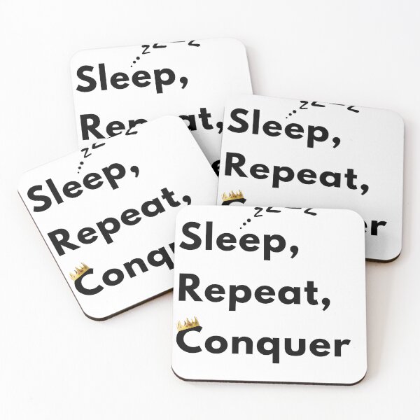 Item preview, Sleep Repeat Conquer designed and sold by AndrijaaS.