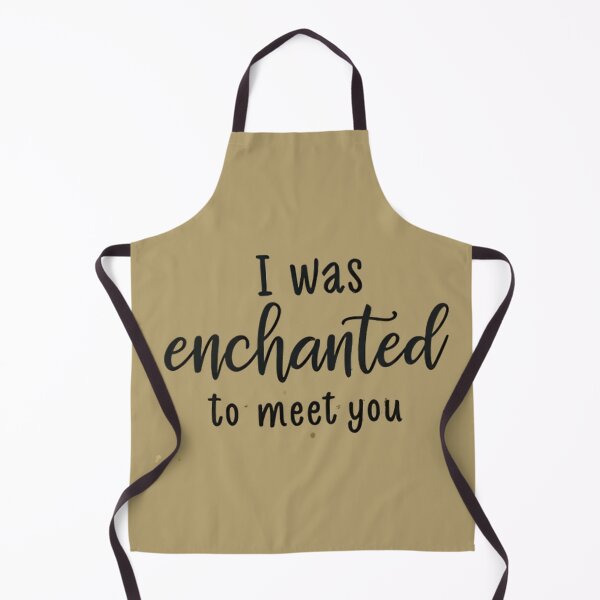 Item preview, Elegant "Enchanted" Quote Art designed and sold by magicalshops.