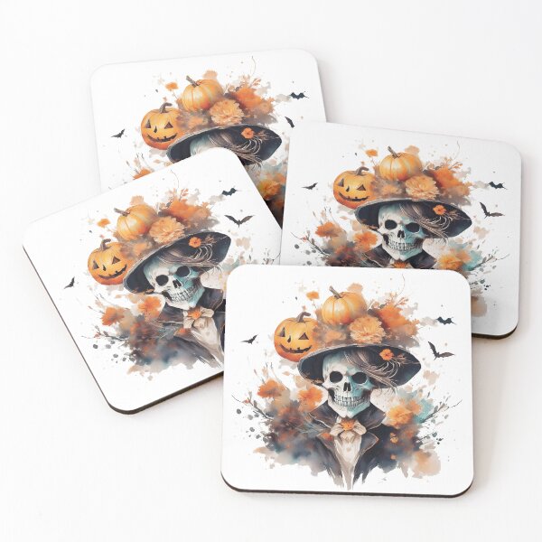 Item preview, Dapper Skeleton, Watercolor designed and sold by KreativeKathryn.