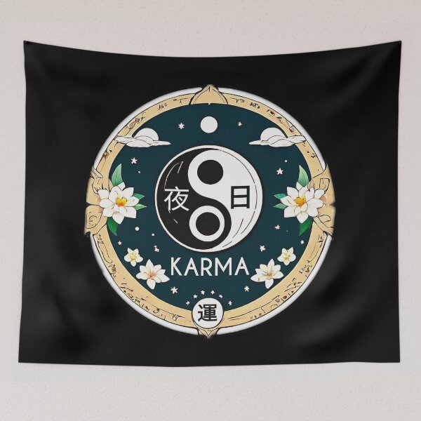 Item preview, TAO KARMA YIN&YANG, NIGHT&DAY[夜&日] AND FORTUNE [運]! designed and sold by Giulivo Store Graphic.