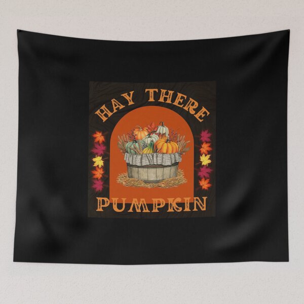 Item preview, Hay There Pumpkin Autumn Design designed and sold by pixelprintgems.