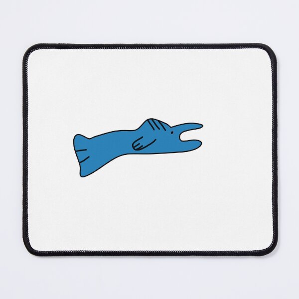 Item preview, Poorly Drawn Fish (Blue) designed and sold by rileyamoss.