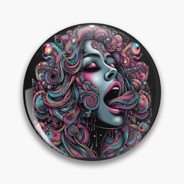 Item preview, Psychedelic Visage designed and sold by TrippyyThreads.