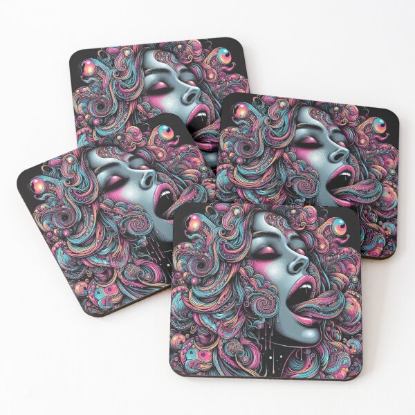 Item preview, Psychedelic Visage designed and sold by TrippyyThreads.