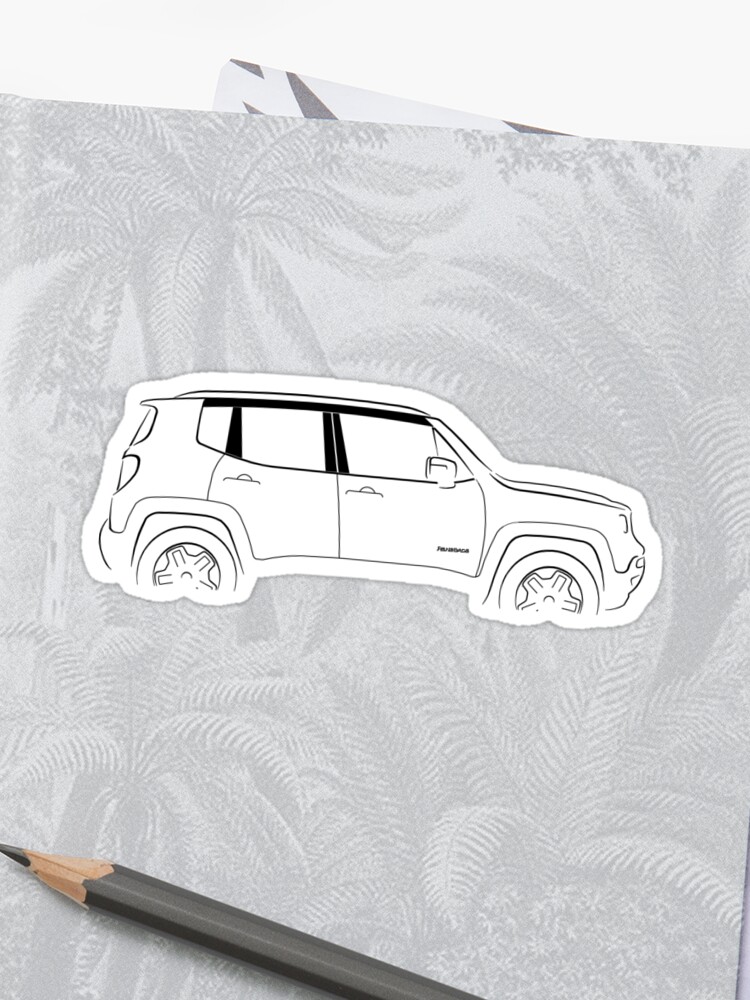 Jeep Renegade Drawing 