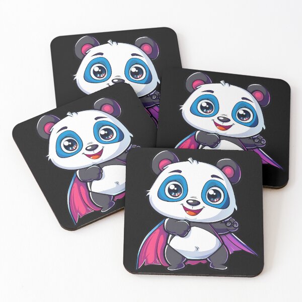 Item preview, Cute Kawaii Cartoon Hero Superhero Super Panda Bear designed and sold by Leonardo Palumbo.