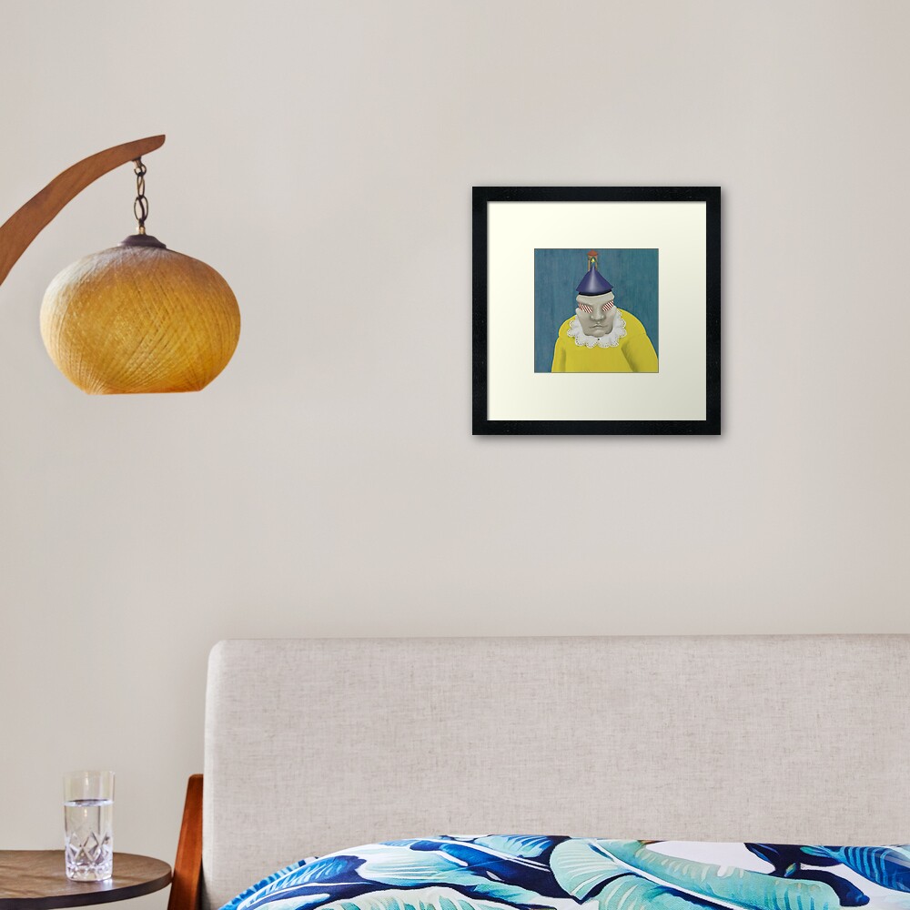 Mister Blueberry Framed Art Print