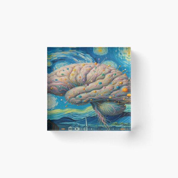 Item preview, Swirling Brain: Van Gogh’s Starry Night Meets Neuroscience designed and sold by Naomi Gutierrez Parrish.