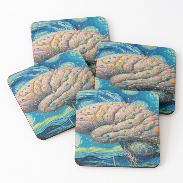 Item preview, Swirling Brain: Van Gogh’s Starry Night Meets Neuroscience designed and sold by Naomi Gutierrez Parrish.
