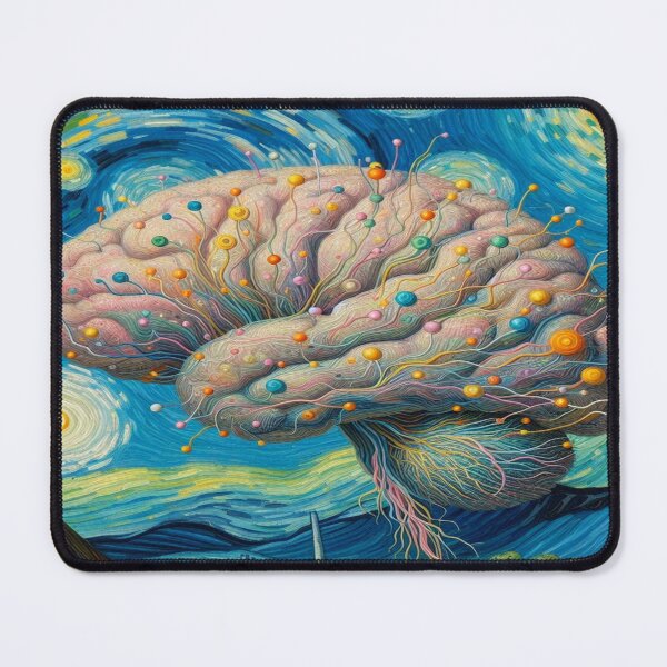 Item preview, Swirling Brain: Van Gogh’s Starry Night Meets Neuroscience designed and sold by Naomi Gutierrez Parrish.
