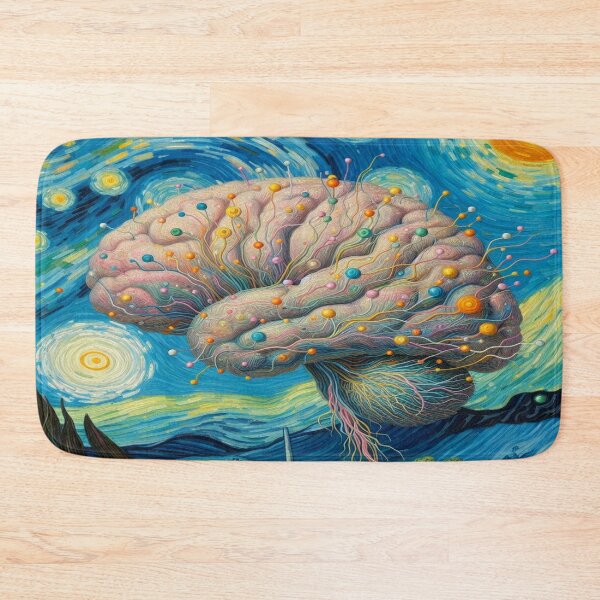 Item preview, Swirling Brain: Van Gogh’s Starry Night Meets Neuroscience designed and sold by Naomi Gutierrez Parrish.