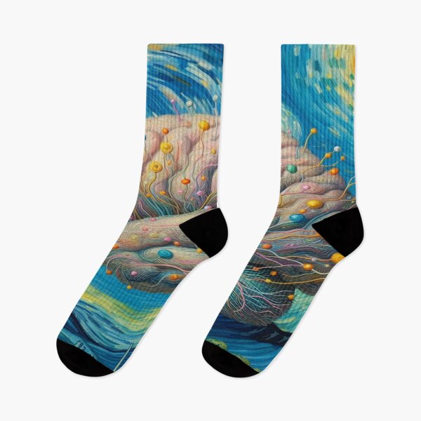 Item preview, Swirling Brain: Van Gogh’s Starry Night Meets Neuroscience designed and sold by Naomi Gutierrez Parrish.