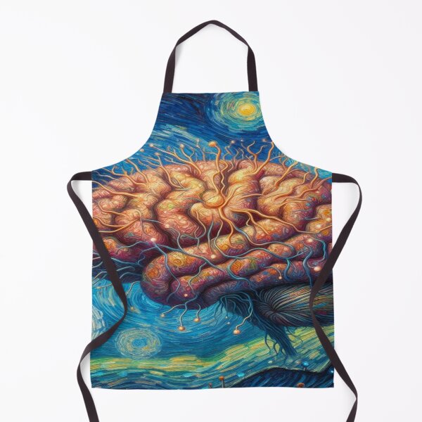 Item preview, Impressionist Brain Art: Van Gogh’s Starry Night Influence designed and sold by Naomi Gutierrez Parrish.