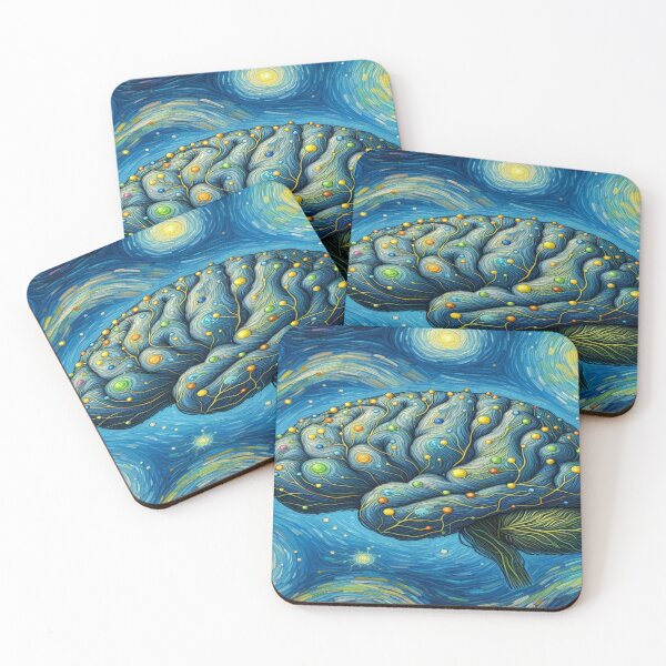 Item preview, Starry Night Brain: A Van Gogh-Inspired Masterpiece designed and sold by Naomi Gutierrez Parrish.