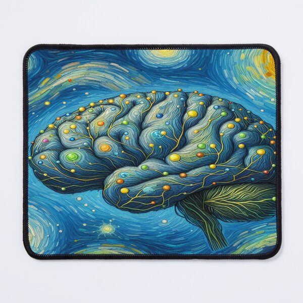 Item preview, Starry Night Brain: A Van Gogh-Inspired Masterpiece designed and sold by Naomi Gutierrez Parrish.