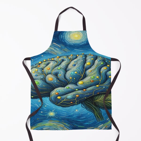 Item preview, Starry Night Brain: A Van Gogh-Inspired Masterpiece designed and sold by Naomi Gutierrez Parrish.