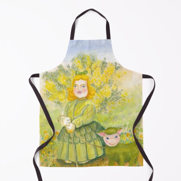 Item preview, Shepherdess and Lamb Watercolour designed and sold by STHoganArtist.