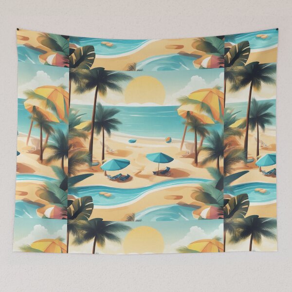 Item preview, Vibrant Summer Digital Art Illustration designed and sold by hjian8219.